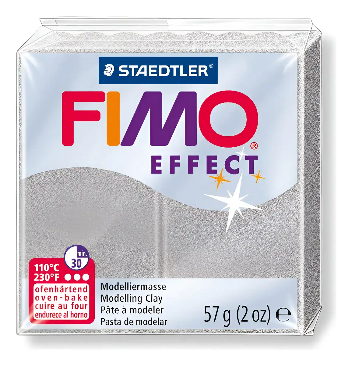 Blocos de massa de modelar STAEDTLER FIMO 57g em cores diferentes